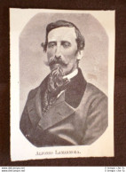 Deputato Nel 1° Parlamento D'Italia Del 1848 Alfonso Lamarmora - Vor 1900