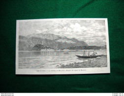 Lago Di Como Nel 1884 - La Penisola Di Bellaggio - Antes 1900