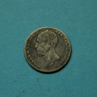 Niederlande 1848 1/2 Gulden Willem II. Silber (M5429 - Andere & Zonder Classificatie