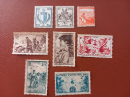 1945 - 10 Timbres Neufs  N° 734  Au  741 - Unused Stamps