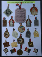 Collection D'insignes De Journée  Orphelins De Guerre  Dont Carte De Vendeur - 1914-18