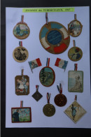 Collection D'insignes De Journée  Journée Des Tuberculeux 1917  Carte De Vendeur - 1914-18