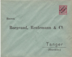 Deutsches Reich Marokko Privat Brief 1895 - Marokko (kantoren)