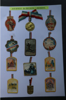 Collection D'insignes De Journée  Journée Des Régions Libérées 1914 1918 Bapaume Furnes Péronne Dinant... - 1914-18