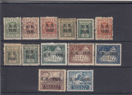 POLAND East Sleska Lot,used,hinged - Used Stamps