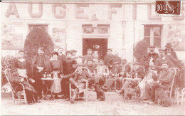 1K10 --- 82 MONTECH Place Lafargue Café Augé 1908 Reproduction - Montech