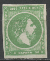 Espagne - Spain - Spanien Carliste 1874-75 Y&T N°4 - Michel N°3 Nsg - 50c Don Carlos - Carlists