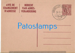 230968 BELGIUM BRUXELLES CANCEL YEAR 1981 NOTICE OF CHANGE OF ADDRESS POSTAL STATIONERY POSTCARD - Other & Unclassified