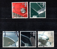 UK, GB, Great Britain, Used, 1996, Michel 1657 - 1661, British Cars - Used Stamps