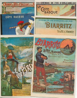 64 -  LOT De 6 REPRODUCTIONS D'Affiches Touristiques  Mic Max Et Nugeron  **CPM Vierges ** - Sammlungen & Sammellose