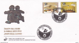 UNO WIEN 1995 Mi-Nr. 184/85 FDC - Brieven En Documenten