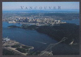 114697/ VANCOUVER, Aerial View With The Inner Harbor And The Lions Gate Bridge - Vancouver