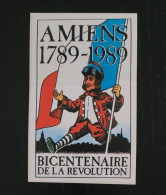 Autocollant Vintage Amiens Bicentenaire De La Révolution 1789-1989 Marionnette Chés Cabotans - Adesivi