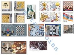 Armenia Arménie Armenien 1996 - 2013 Chess In Armenian Stamps All Complete Full Set MNH** - Armenien