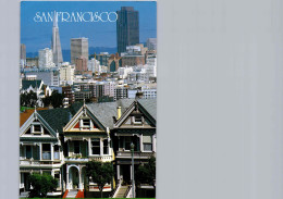 San Francisco - Steiner Street, Colorful Victorian Homes - Photo Ken Glaser - Stamp Igor Silkorsky - San Francisco