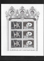 MONACO Bloc Neuf** EUROPA 93 Art Contemporain - Blocks & Sheetlets