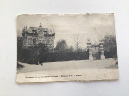 Carte Postale Ancienne Environs De Perwez Thorembais-St-Trond- Résidence De M.A..Radelet - Perwez