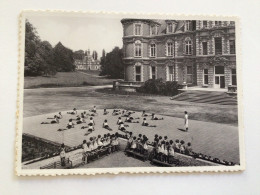 Carte Postale Ancienne Dongelberg Colonie Enfants Débiles Leçon De Gymnastique - Jodoigne