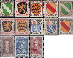 623256 MNH ALEMANIA. Ocupación Francesa 1945 ESCUDOS Y EFIGIES - Sonstige & Ohne Zuordnung