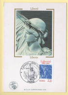 Carte Maximum : Liberté / Liberty (1886-1986) : 75 Paris 4/07/1986 (soie) - 1980-1989