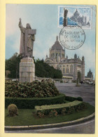 Carte Maximum : Basilique De Lisieux : 14 Lisieux 24/09/1960 - 1960-1969