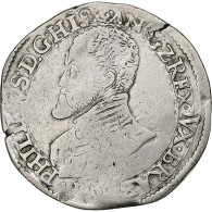 Pays-Bas Espagnols, Philippe II, Philipsdaalder, 1585-1598, Argent, TB+ - Paesi Bassi Spagnoli