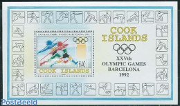 Cook Islands 1992 Olympic Games S/s, Mint NH, Sport - Athletics - Olympic Games - Atletismo