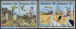 Jamaica 1988 Birds 2x2v [:], Mint NH, Nature - Birds - Parrots - Jamaica (1962-...)