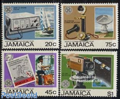 Jamaica 1983 World Communication Year 4v, Mint NH, Science - Transport - Int. Communication Year 1983 - Telecommunicat.. - Telecom