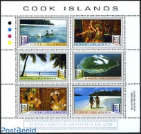 Cook Islands 1997 Rarotonga 6v M/s, Mint NH, Sport - Kayaks & Rowing - Canottaggio