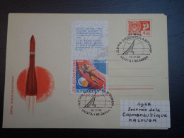 RUSSIE, ENTIER. RUSSIA, STATIONERY.  1968 JOURNEE DE LA COSMONAUTIQUE KALOUGA                     / 2 - 1960-69