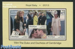 Penrhyn 2013 Royal Baby S/s, Mint NH, History - Penrhyn