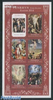 Penrhyn 2014 Easter 5v M/s, Mint NH, Religion - Religion - Paintings - Penrhyn