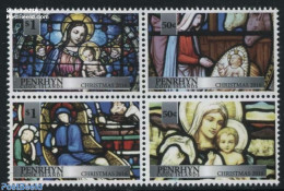 Penrhyn 2016 Christmas 4v [+], Mint NH - Penrhyn