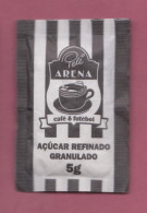 Bustina Di Zucchero Piena, Full Sugar Pack- Pele'. Arena . Café E Futebol. Acucar Refinado Granulado- - Zucker