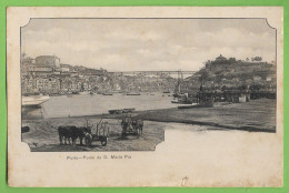 Porto - Gaia - Ponte D. Maria Pia - Costumes Portugueses - Gruss Aus - Portugal - Porto