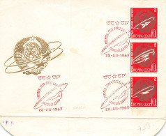 RUSSIE, LETTRE. COVER  1963. BOCTOK                   / 2 - Brieven En Documenten