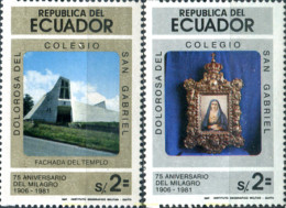 308950 MNH ECUADOR 1981 DOLOROSA DEL COLEGIO SAN GABRIEL - Ecuador