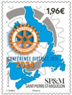 SP&M/St Pierre Et Miquelon 2024 ORGANIZATIONS Rotary International - Fine Stamp MNH - Nuevos