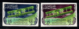 Irak 1969 Mi. 582B-583B Neuf ** 100% Poste Aérienne AÉRONEF - Iraq