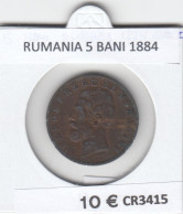 CR3415 MONEDA RUMANIA 5 BANI 1884 BC - Sonstige – Europa