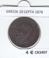 CR3407 MONEDA GRECIA 10 LEPTA 1878 BC - Sonstige – Europa