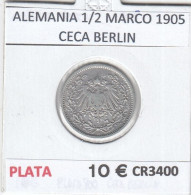 CR3400 MONEDA ALEMANIA 1/2 MARCO 1905 CECA BERLIN PLATA MBC - Autres – Europe