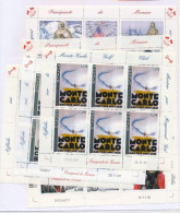 BD-482: MONACO:    Feuillets De 2008** Des N°2611-2612-2613-2652/54-2655/57  Faciale De50.04 Euros - Neufs