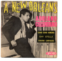 EP 45 TOURS ADRIANO CELENTANO A NEW ORLEANS FRANCE POP MPO 3106 - 7" - Rock