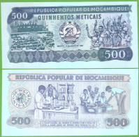 MOZAMBIQUE 500 METICAIS 1986 P-131b UNC - Mozambique