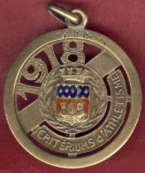 ** MEDAILLE  ATHLETISME  PARIS  1918 ** - Athletics