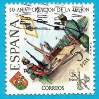 España. Spain. 1971. Edifil # 2045. Cinuentenario De La Legion Española. Tercio Juan De Austria - Usados