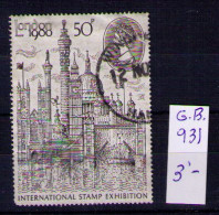 GRAN BRETAÑA - LONDON INTERNATIONAL STAMP EXHIBITION - Yvert Nº 931 USADO - Gebraucht