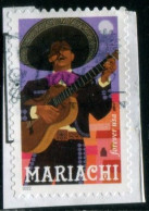 VEREINIGTE STAATEN ETATS UNIS USA 2022 MARIACHI: GUITAR F USED ON PAPER SN 5703 - Used Stamps